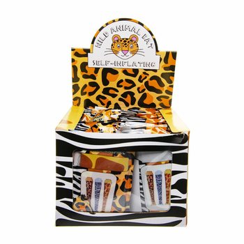 Self-Inflating Wild Animals Club - 49x13cm - Display (48 pcs)