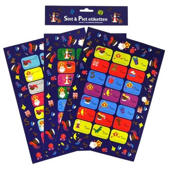 3 STICKER SHEETS - St. Peter GIFT LABELS (12st).