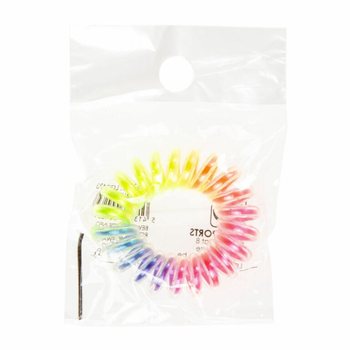 RAINBOW Rainbow Hair Bands & Elastics (48 pcs)