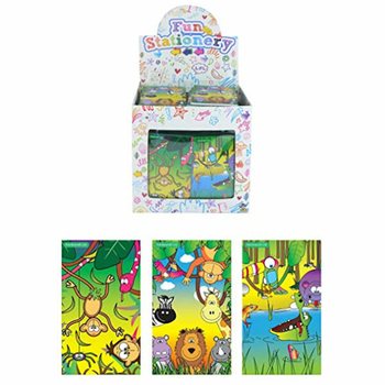 Jungle Animal Mini Notebooks in Display (168 pcs)