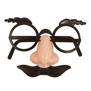 Funny Kids Party Glasses with Mustache (12 pieces)