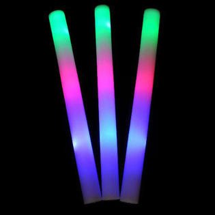 LED FOAM STICKS - MULTI COLOR PARTY BAR IN DISPLAY (24pcs)