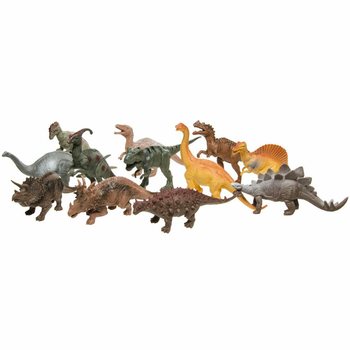 LARGE DINOSAUR - TOY FIGURES IN DISPLAY (12 pcs)