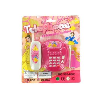 KIDS TOY TELEPHONE WITH MUSIC (6 pcs)