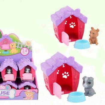 PET HOUSE WITH TOY PET IN DISPLAY (24 pcs.)