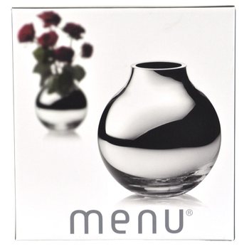 MENU Round Silver Vase | Luxury Ball Vase B2B