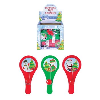 CHRISTMAS - PADDLE BAT BALL GAME IN DISPLAY (96st.)