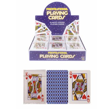 PLACED PLAYING CARDS IN DISPLAY (12 pcs.)