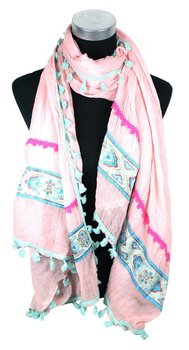 Luxury Ibiza Look Scarf Pink (1 pc)