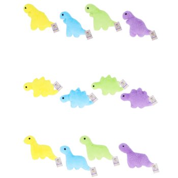 PLUSH DINOSAUR - 30CM LONG - MIXED DESIGNS (12 pcs)