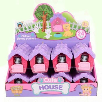PET HOUSE WITH TOY PET IN DISPLAY (24 pcs.)