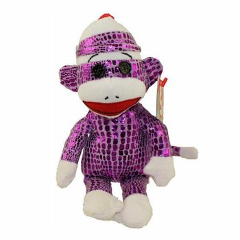 TY PLUCHE MONKEY, Violet (3pcs)