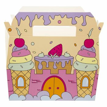 Kids Meal Box Ice Castle - 22.5 x 12 x 9.5 cm (24 pcs)