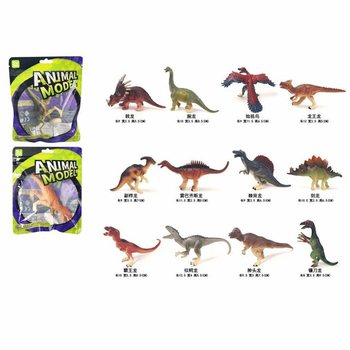 MIX DINOSAUR TOY FIGURES - IN GIFT BAG (12 pcs)