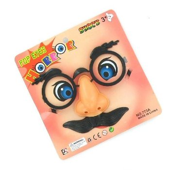 Funny Glasses with Mustache (12 pcs)