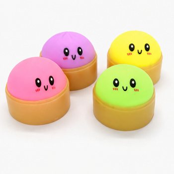 RAGE - Squishy Bun Dumplings SMALL (Dim. 5.5 x 5.5 x 3 Cm) - Viral 2026 Fidget Toy (24 pcs.)