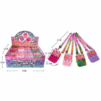 Unicorn Pop-It Bag in Display (24 pcs)
