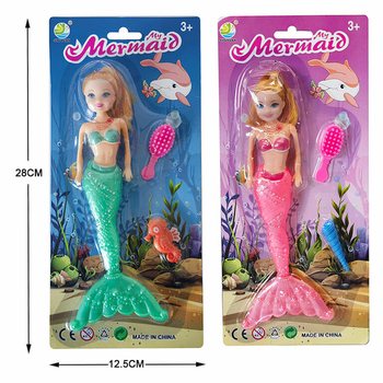 Mermaid Doll on Card (6 pcs)