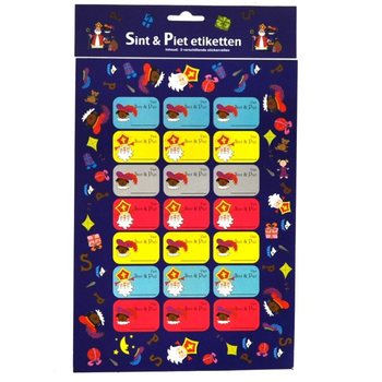 3 STICKER SHEETS - St. Peter GIFT LABELS (12st).