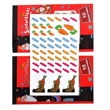 NICHOLAS STICKER BOOKS (12st).