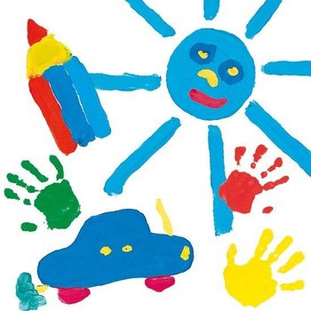 Six Finger Paint, Verfset 4x150ml (4 Colors) (1st.)