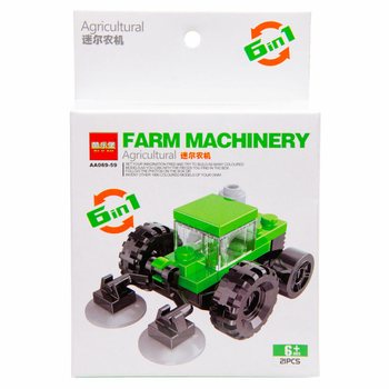 BRICKS BUILDING BLOCKS - FARM VEHICLES (12 Pcs)