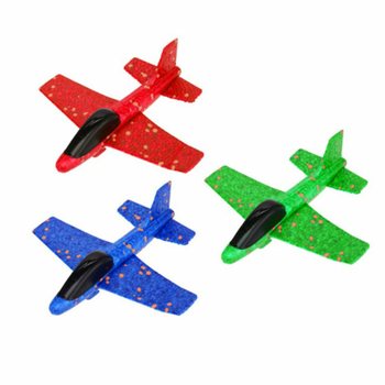 FOAM AIRPLANE / AIRPLANE 17 CM LONG - IN DISPLAY (18 pcs.)