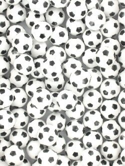 FOOTBALL BOUNCY BALL (98 pcs)