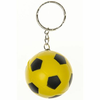 Foam Football Keyrings - Mixed Colors (48 pcs)