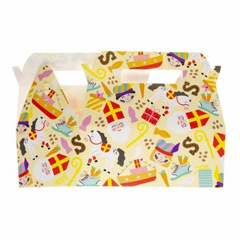 SINTERKLAAS MENU BOX - 22.5 x 12 x 9.5 Cm (24 pcs)