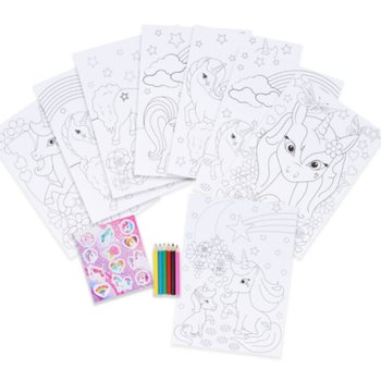 LARGE COLOR SET - MODEL: UNICORN - Dimensions 22x30x1 CM (12 pcs.)