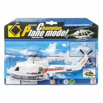 POLICE HELICOPTER WITH PULL CORD (6-pack)
