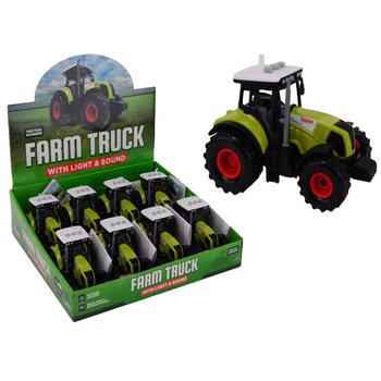 FARM TRACTOR WITH LIGHT AND SOUND - IN DISPLAY (8pcs.)