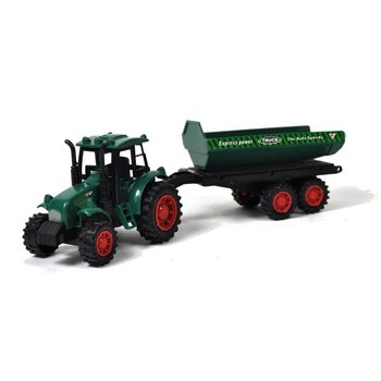 TOY TRACTOR WITH TRAILER IN DISPLAY (12 pcs)