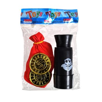 4-Piece Pirate Toy Playset (12 pcs.)
