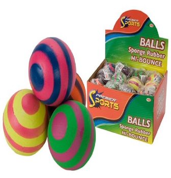 Bouncy Balls in Display (24 pcs.)