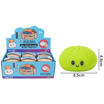 RAGE - Squishy Bun Dumplings LARGE (Dim. 8.5 x 8.5 x 4.8 cm) - Viral 2026 Toy Fidget Toy - 12 pcs