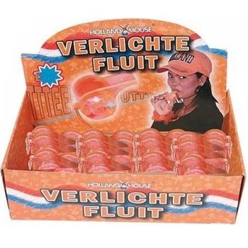 LARGE ORANGE FLUTE + LIGHT IN DISPLAY (24pcs)