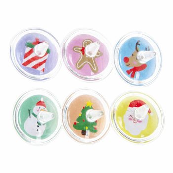Christmas Spinning Tops (12 pcs)