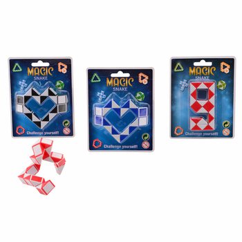 MAGIC SNAKE - 3D PUZZLE SNAKE ON CARD (24 pcs)