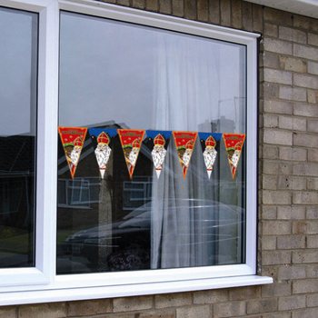SINTERKLAAS WINDOW DECORATION STICKERS (12pcs)
