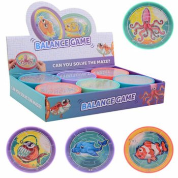 Large Round Sea Animal Maze Ball Game (24 pcs)