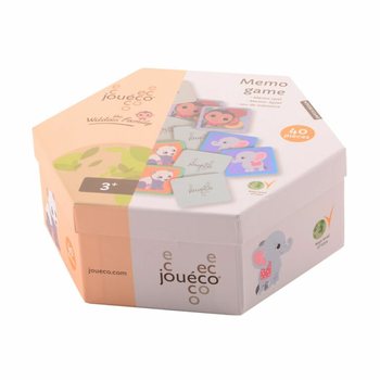 JOUECO - THE WILDIES FAMILY MEMORY GAME - Suitable for children from: 24 Months (1st.)