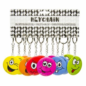Smiley Keychains with Mirror (48 pcs.)