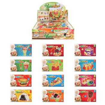 Fast Food Building Blocks - Assorted Construction Toy Sets in Display (12 pcs)
