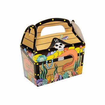 Pirate Party Treat Box 12x12.5x6 cm (12 pcs)