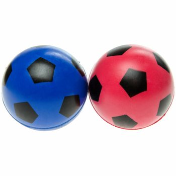 Bouncing balls &Oslash; 4.3 cm. FOOTBALL IN POT (30pcs)
