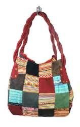 B-FAIR Patchwork Bag Small Red