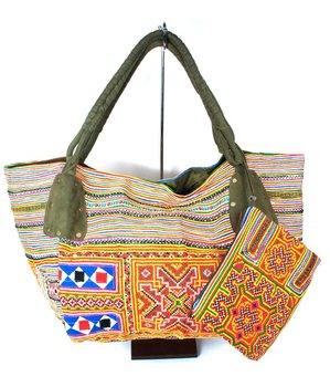 B-FAIR Brocante Bag Large Green (1 pc)