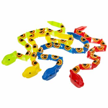FLEXIBLE WIGGLE SNAKES 35 CM IN DISPLAY (48 pcs)